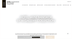 Desktop Screenshot of hotelmusebangkok.com